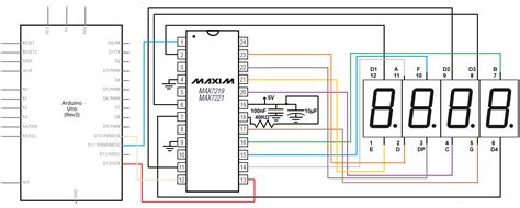 7-segment display driver ic list|Arduino UNO And MAX7219 (7.